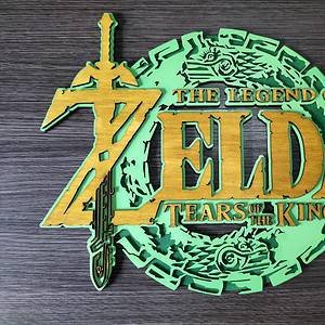 Cuadro luminiscente Zelda