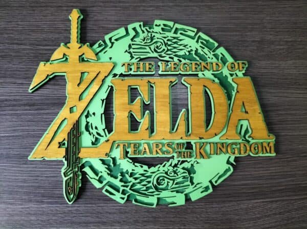 Cuadro luminiscente Zelda