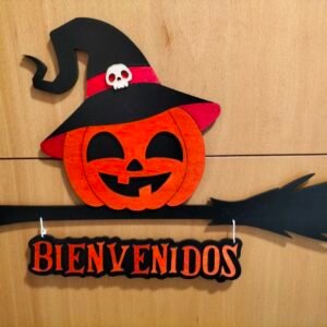 Cartel para puerta de Halloween