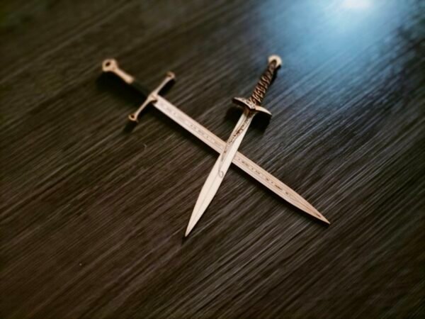 Espadas marcapáginas inspiradas en El Señor de los Anillos