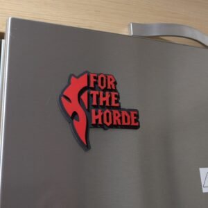 Imánes inspirados en las facciones de World of Warcraft: Horda y Alianza