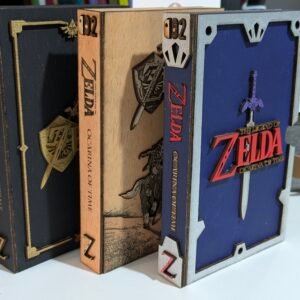 Carátula coleccionista artesanal basada en el videojuego The Legend of Zelda-Ocarina of time